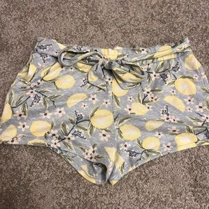 Lemon sleep shorts